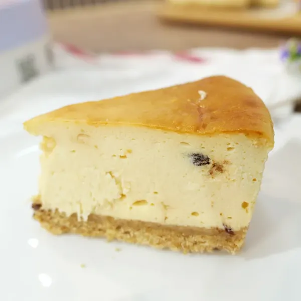新北市農會真情食品館_花mama烘焙坊-蘭姆葡萄重乳酪蛋糕(500g)★團購人氣商品