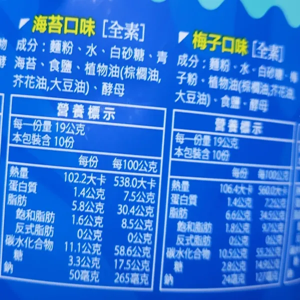 新北市農會真情食品館_合家-手工麻花捲(海苔)190g