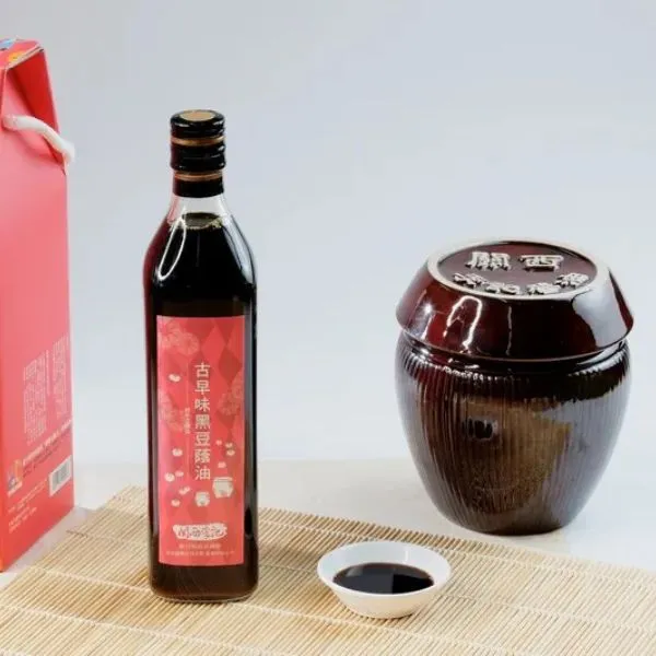 新北市農會真情食品館_李記-古早味黑豆蔭油(500ml/12瓶)★產銷履歷★