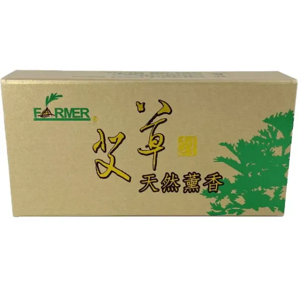 新北市農會真情食品館_艾草薰香(40卷/盒)
