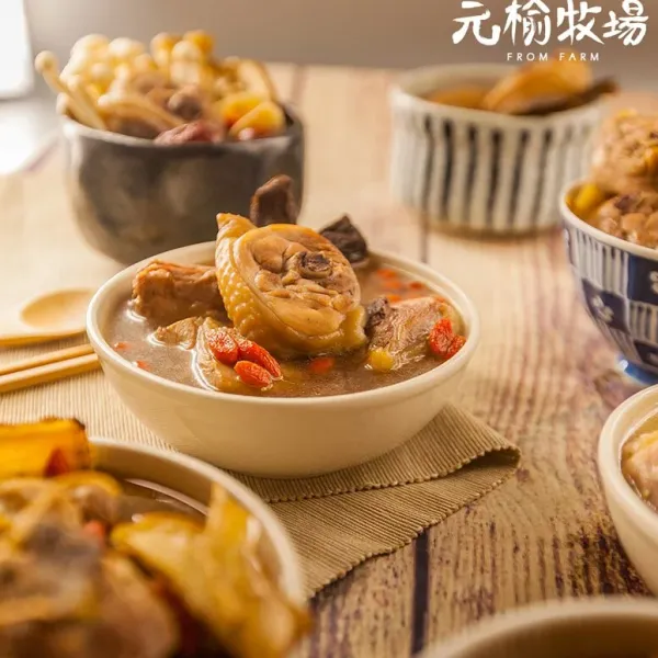 新北市農會真情食品館_回甘老菜蔔雞湯-土雞(小包裝/550G)