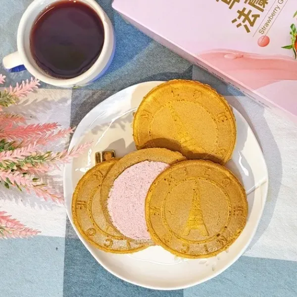 新北市農會真情食品館_里仁-草莓法蘭酥132g