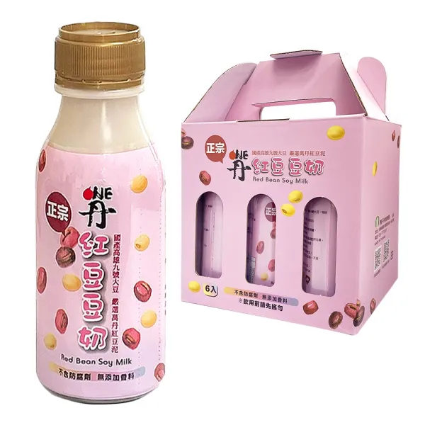 新北市農會真情食品館_萬丹農會-紅豆豆奶6入禮盒★農會好物★