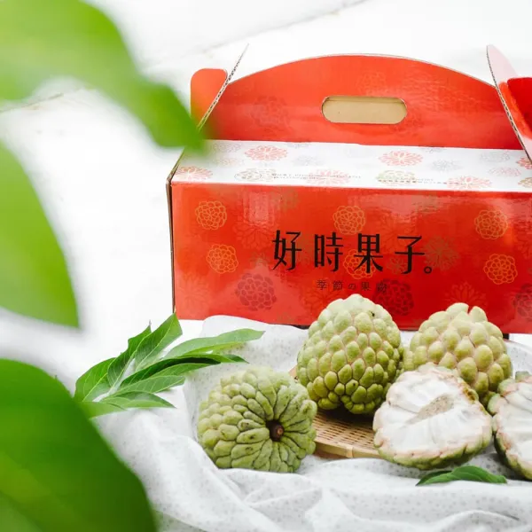 新北市農會真情食品館_好時果子-大目釋迦(5台斤/5-7粒)★產銷履歷★