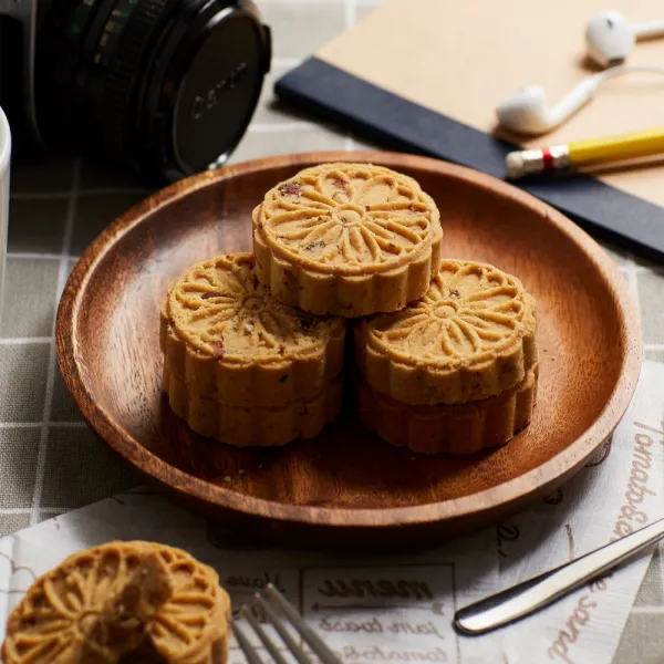 新北市農會真情食品館_餐御宴-杏仁餅(12入/盒)