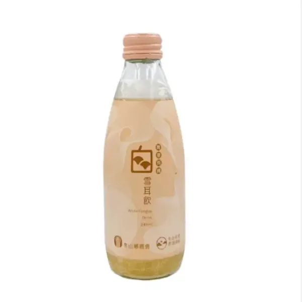 新北市農會真情食品館_宜蘭冬山農會-有機白雪耳飲(245ml x6瓶)/銀耳