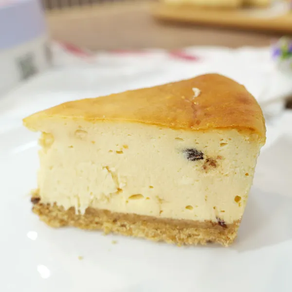 新北市農會真情食品館_花mama烘焙坊-蘭姆葡萄重乳酪蛋糕(500g)★團購人氣商品