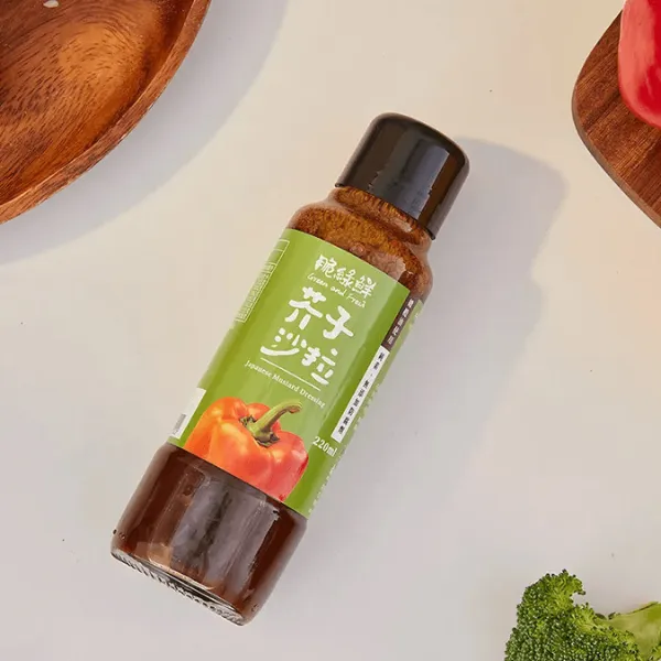 新北市農會真情食品館_穀盛-芥子脆綠鮮(220ml/瓶)