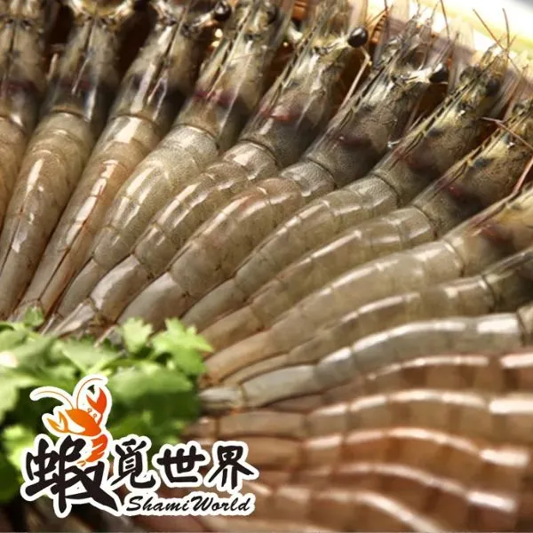 新北市農會真情食品館_蝦覓世界-(5包)大尾生鮮白蝦(約20尾/300g)