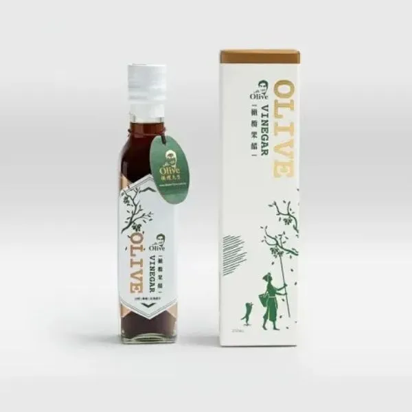 新北市農會真情食品館_橄欖先生-橄欖果醋OLIVE VINEGAR(250MLx2罐)
