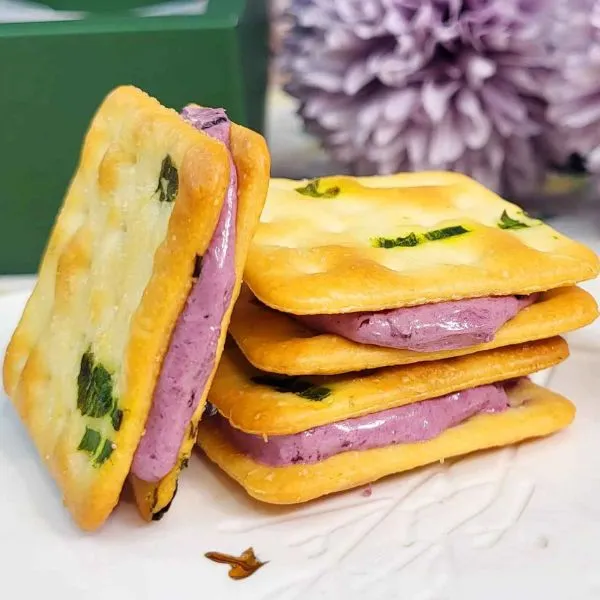 新北市農會真情食品館_好樂農莊-藍莓牛軋餅禮盒★在叢紅ㄟ國產藍莓製成★