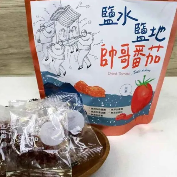 新北市農會真情食品館_鹽水農會-鹽地帥哥番茄乾(100g)