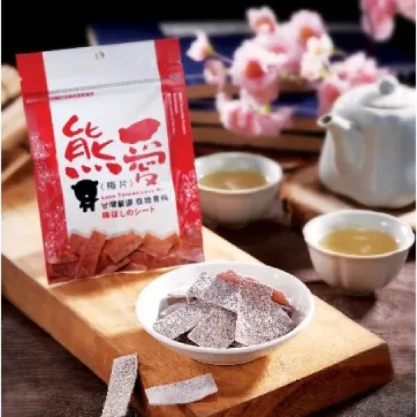 新北市農會真情食品館_梅子夢工場-熊愛梅片(15g/包)