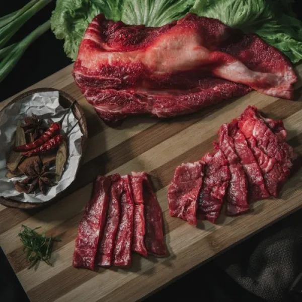 新北市農會真情食品館_牛筋肉塊300g★產銷履歷★