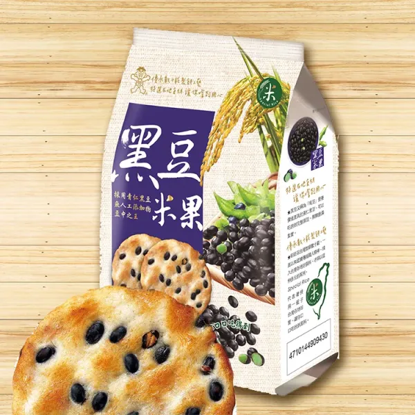 新北市農會真情食品館_國產黑豆米果(160g)