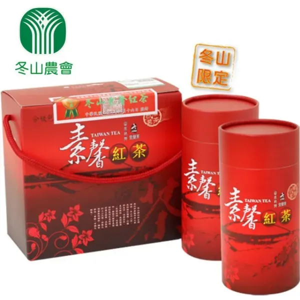 新北市農會真情食品館_素馨紅茶(150g*2罐/盒)