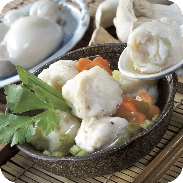 新北市農會真情食品館_杏鮑菇花枝丸(600g)