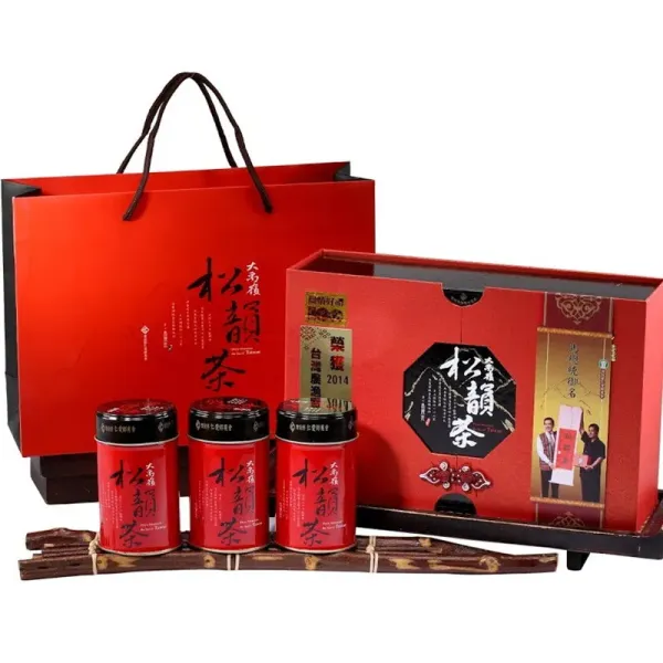 新北市農會真情食品館_大禹嶺松韻茶禮盒(100g x3罐)