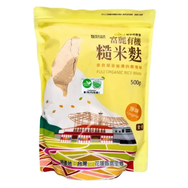 新北市農會真情食品館_有機富麗古早味糙米麩