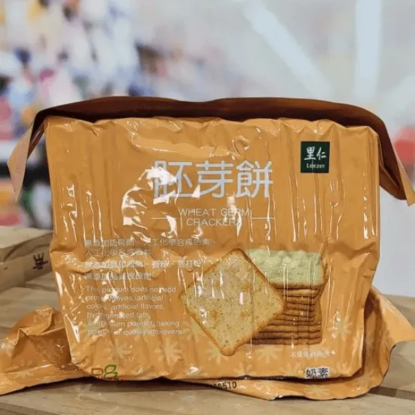 新北市農會真情食品館_里仁-胚芽餅-可素食(600g/包)