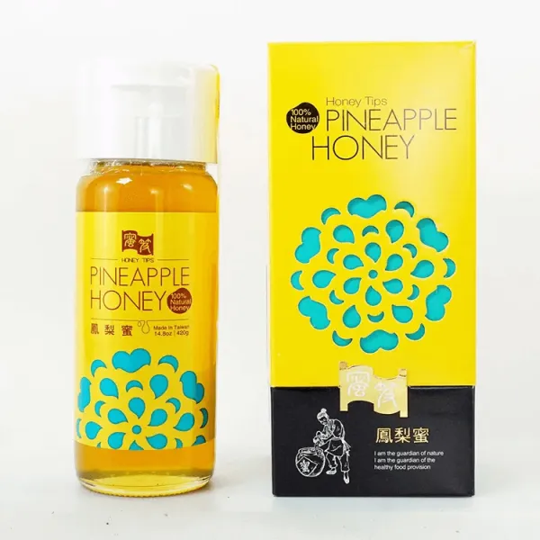 新北市農會真情食品館_宏基蜜蜂-蜜笈系列-鳳梨蜜(420g)
