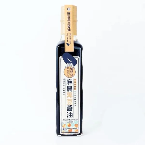新北市農會真情食品館_麻農黑豆醬油230ml