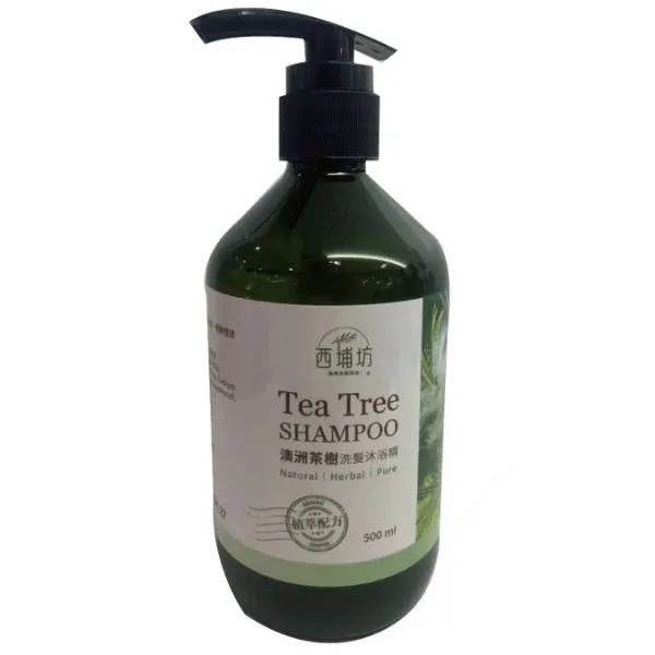新北市農會真情食品館_【西埔坊】茶樹洗髮沐浴精500ml★個人清潔★