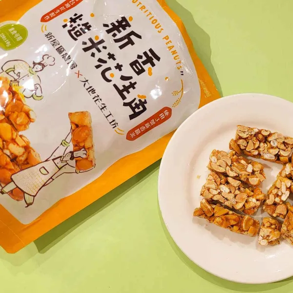 新北市農會真情食品館_新香糙米花生角220g