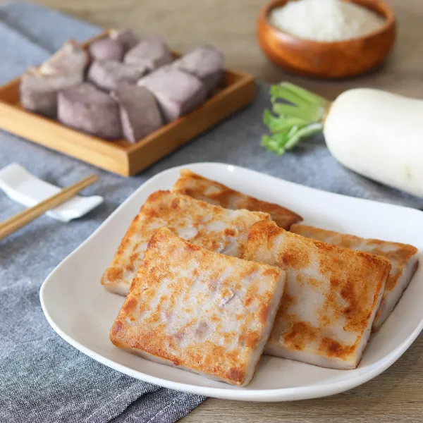 新北市農會真情食品館_板田-經典蘿蔔糕2入組(芋頭+台式)