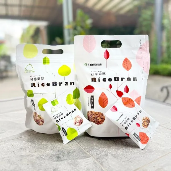 新北市農會真情食品館_冬山農會-果酥綜合組(柚惑*3+紅茶*3/6包)