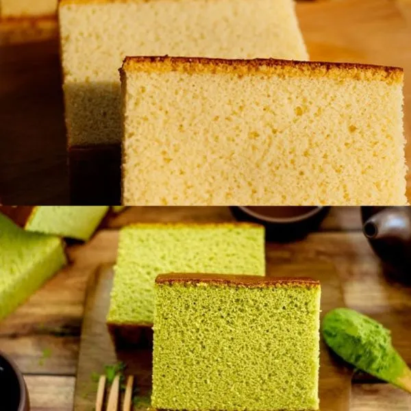 新北市農會真情食品館_宜蘭亞典-日式蜂蜜蛋糕雙入組(原味+抹茶)