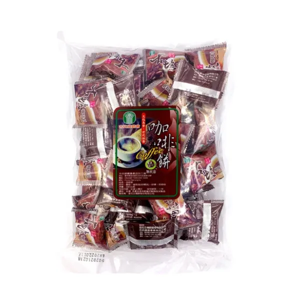 新北市農會真情食品館_古坑咖啡方塊酥餅(可素食)大包(380g/約30小包)