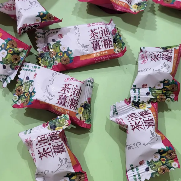 新北市農會真情食品館_茶油桂圓薑糖(250g)