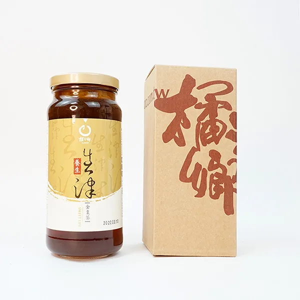 新北市農會真情食品館_橘之鄉-生津金棗茶(600gX3罐)