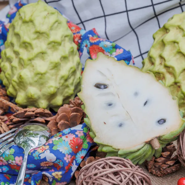 新北市農會真情食品館_東河鳳梨釋迦鮮果禮盒5台斤(4-6粒)